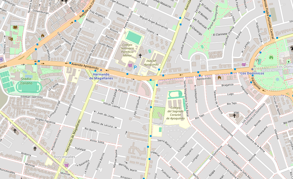 Mapa de la ubicación de GH2 en Apoquindo 7331, Las Condes